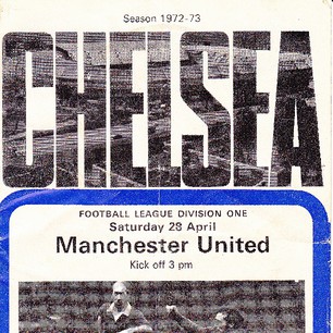 Chelsea vs Manchester United. Bobby Charltons last game.
